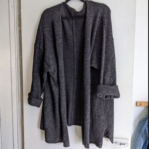Wool Mark Oversized Cardigan